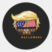 Trumpkin maakt Halloween weer geweldig cadeau Clas Ronde Sticker (Voorkant)