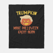 Trumpkin maakt Halloween weer geweldig - grappig k Fleece Deken (Voorkant)