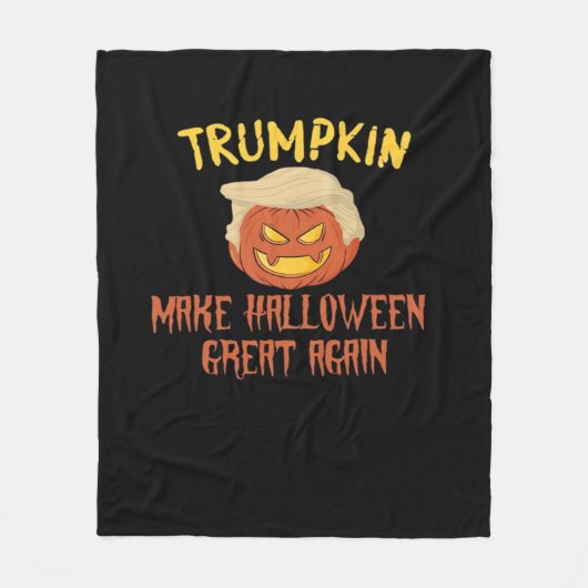 Trumpkin maakt Halloween weer geweldig - grappig k Fleece Deken (Voorkant)