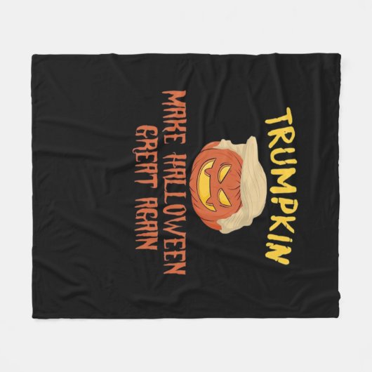 Trumpkin maakt Halloween weer geweldig - grappig k Fleece Deken (Voorkant (Horizontaal))