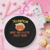 Trumpkin maakt Halloween weer geweldig - grappig k Papieren Bordje (Feest)
