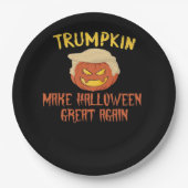 Trumpkin maakt Halloween weer geweldig - grappig k Papieren Bordje (Voorkant)