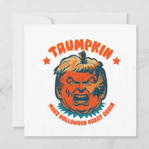trumpkin maakt halloween weer geweldig grappig kaart