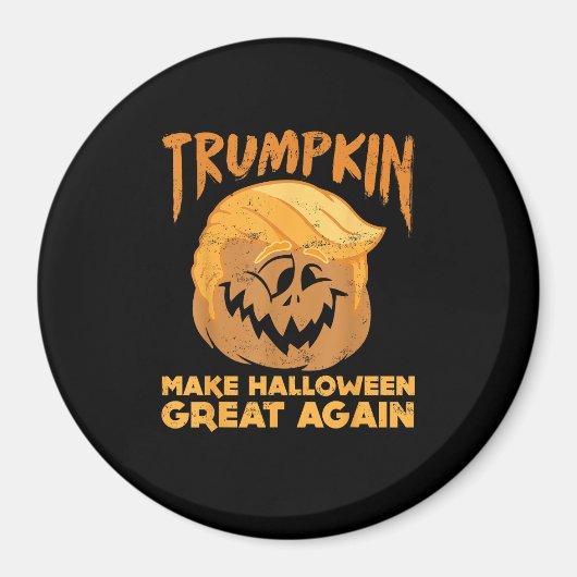 Trumpkin maakt Halloween weer geweldig grappig pol Magneet (Voorkant)