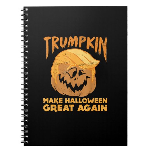 Trumpkin maakt Halloween weer geweldig grappig pol Notitieboek (Voorkant)