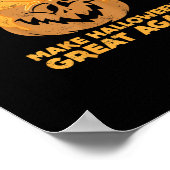 Trumpkin maakt Halloween weer geweldig grappig pol Poster (Hoek)