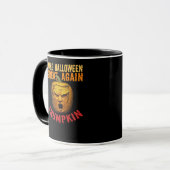 Trumpkin maakt Halloween weer geweldig - Grappige Mok (Voorkant links)