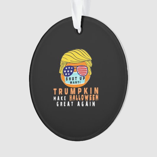 Trumpkin maakt Halloween weer geweldig grappige Qu Ornament (voorkant)