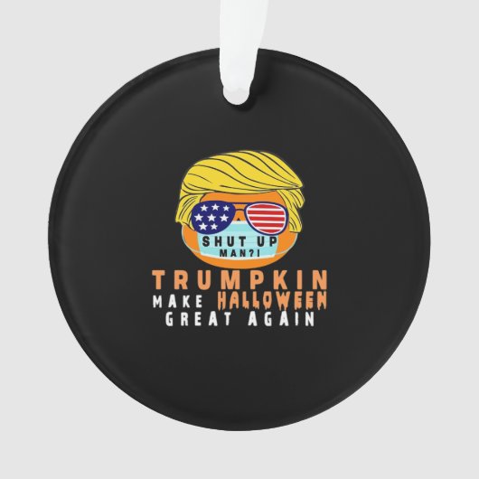 Trumpkin maakt Halloween weer geweldig grappige Qu Ornament (voorkant)