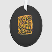 Trumpkin maakt Halloween weer geweldig - Herfstlui Ornament (voorkant)