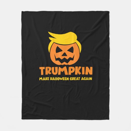 Trumpkin maakt Halloween weer geweldig Jack O Lant Fleece Deken (Voorkant)