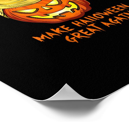 Trumpkin maakt Halloween weer geweldig Jack O Lant Poster (Hoek)