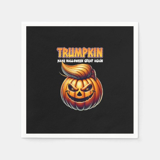 Trumpkin maakt Halloween weer geweldig Jack O Lant Servet (Voorkant)