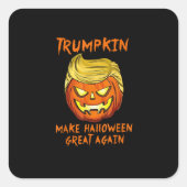 Trumpkin maakt Halloween weer geweldig Jack O Lant Vierkante Sticker (Voorkant)