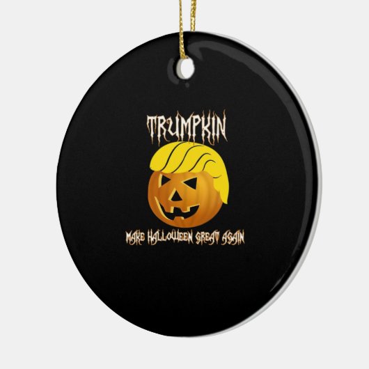 Trumpkin maakt Halloween weer geweldig Keramisch Ornament (Links)