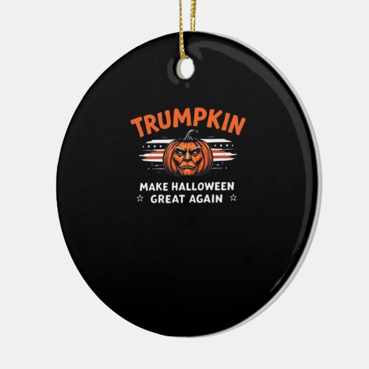 Trumpkin maakt Halloween weer geweldig Keramisch Ornament (Links)