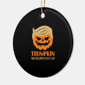 Trumpkin maakt Halloween weer geweldig Keramisch Ornament (Links)