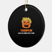 Trumpkin maakt Halloween weer geweldig Keramisch Ornament (Links)
