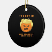 Trumpkin maakt Halloween weer geweldig Keramisch Ornament (Links)