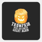 Trumpkin maakt Halloween weer geweldig kostuum - g Vierkante Sticker (Voorkant)
