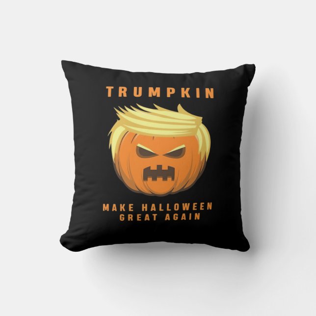 Trumpkin maakt Halloween weer geweldig Kussen (Voorkant)