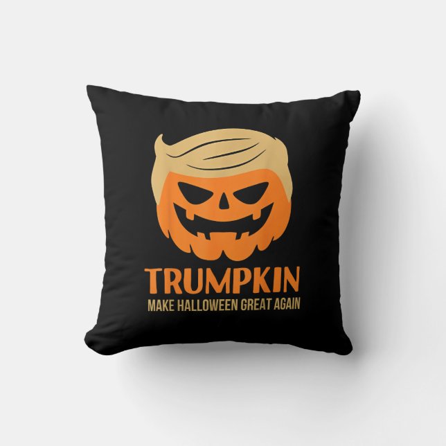 Trumpkin maakt Halloween weer geweldig Kussen (Voorkant)