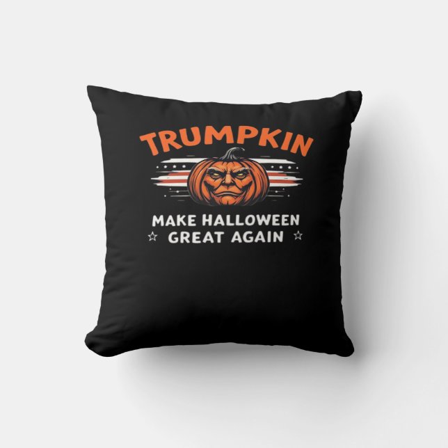 Trumpkin maakt Halloween weer geweldig Kussen (Voorkant)