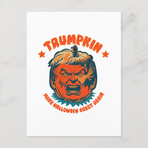 trumpkin maakt halloween weer geweldig leuk briefkaart