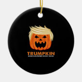 Trumpkin maakt Halloween weer geweldig - Limi Keramisch Ornament (Voorkant)