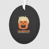Trumpkin maakt Halloween weer geweldig - Limi Ornament (voorkant)