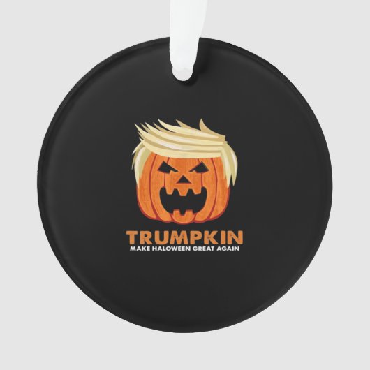 Trumpkin maakt Halloween weer geweldig - Limi Ornament (voorkant)