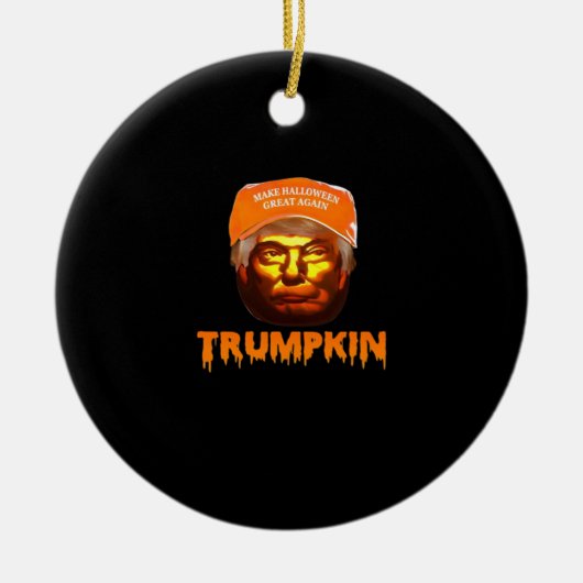 Trumpkin maakt Halloween weer geweldig luiaard Keramisch Ornament (Voorkant)