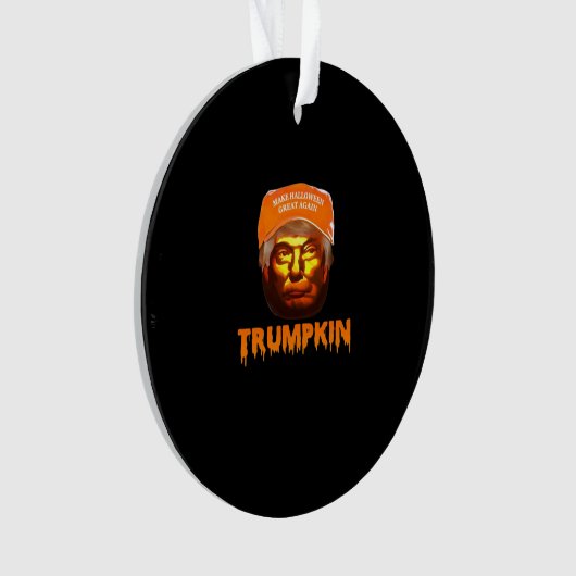 Trumpkin maakt Halloween weer geweldig luiaard Ornament (voorkant)