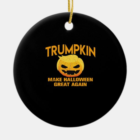 Trumpkin maakt Halloween weer geweldig - Luiaard P Keramisch Ornament (Voorkant)