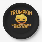 Trumpkin maakt Halloween weer geweldig - Luiaard P Papieren Bordje (Voorkant)
