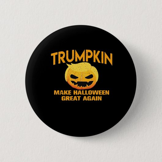 Trumpkin maakt Halloween weer geweldig - Luiaard P Ronde Button 5,7 Cm (Voorkant)