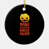Trumpkin maakt Halloween weer geweldig - MAGA Pump Keramisch Ornament (Voorkant)