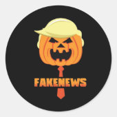 Trumpkin maakt Halloween weer geweldig - Nieuws Cl Ronde Sticker (Voorkant)