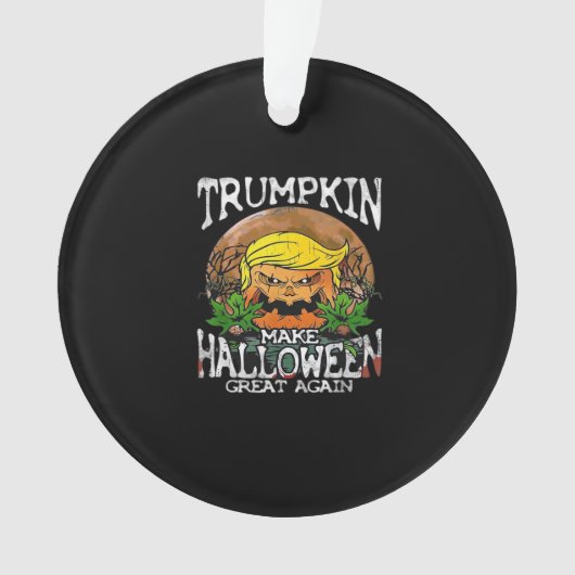 Trumpkin maakt Halloween weer geweldig Ornament (voorkant)