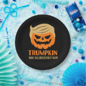 Trumpkin maakt Halloween weer geweldig Papieren Bordje (Feest)