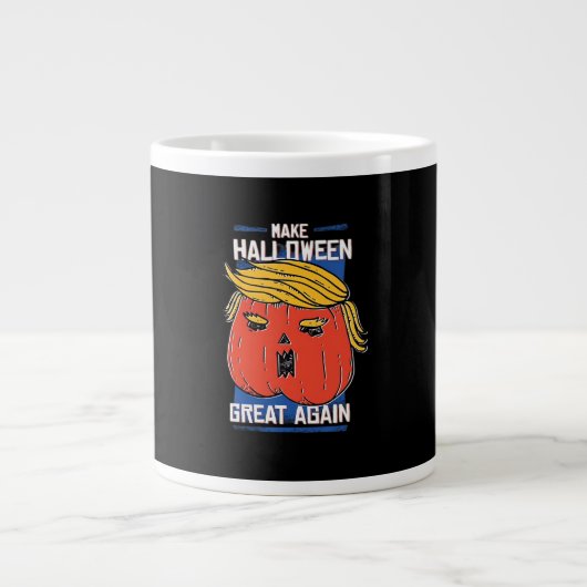 Trumpkin maakt Halloween weer geweldig Pompoen Grote Koffiekop (Voorkant)