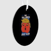 Trumpkin maakt Halloween weer geweldig Pompoen Ornament (voorkant)
