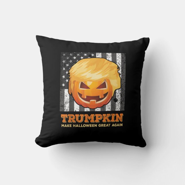 Trumpkin maakt Halloween weer geweldig President P Kussen (Voorkant)