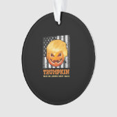 Trumpkin maakt Halloween weer geweldig President P Ornament (voorkant)