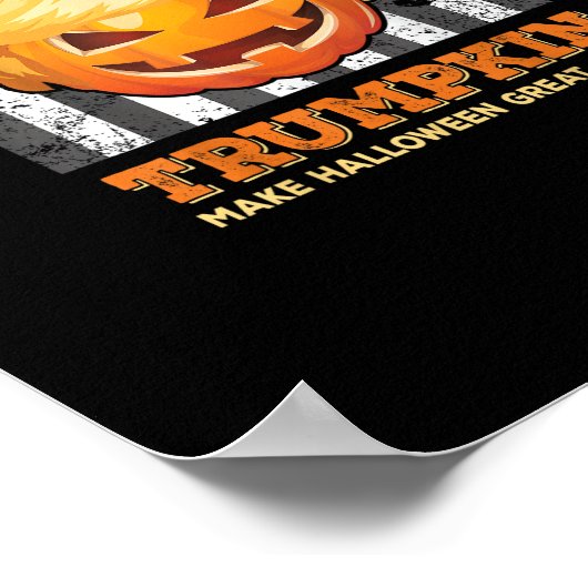 Trumpkin maakt Halloween weer geweldig President P Poster (Hoek)