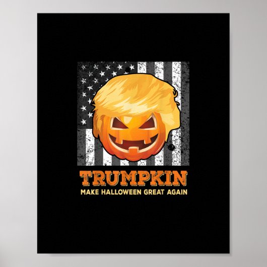 Trumpkin maakt Halloween weer geweldig President P Poster (Voorkant)