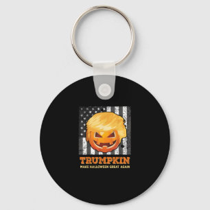 Trumpkin maakt Halloween weer geweldig President P Sleutelhanger