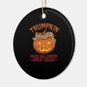 Trumpkin maakt Halloween weer geweldig - Sarcastic Keramisch Ornament (Links)