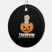 Trumpkin maakt Halloween weer geweldig - Sati Keramisch Ornament (Links)