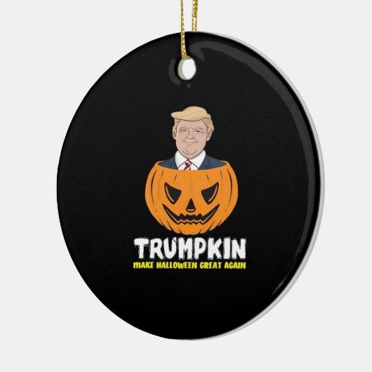 Trumpkin maakt Halloween weer geweldig - Sati Keramisch Ornament (Links)